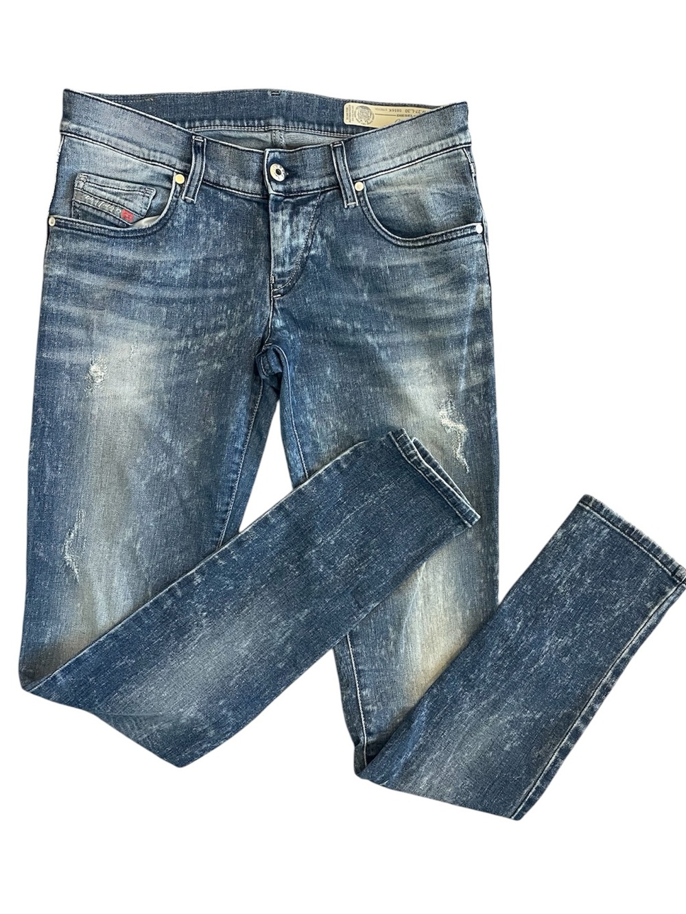 Diesel Grupee Skinny Low Rise Jeans